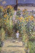 Claude Monet The Artist-s Garden at Veheuil Spain oil painting artist